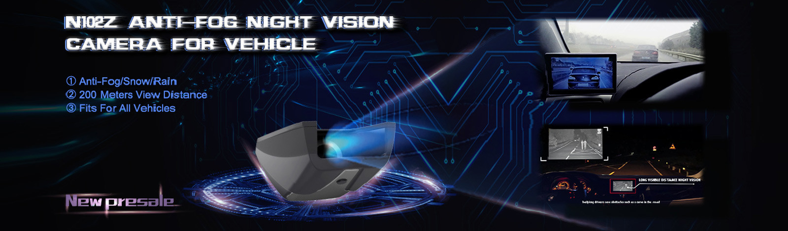 система камеры автомобиля ночного видения