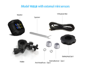 DC5V TPMS Tire Pressure Monitoring System External Sensors For Motorcycle
