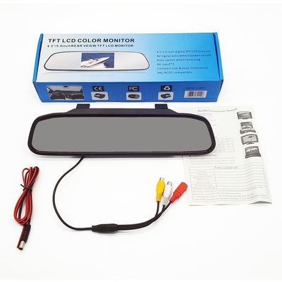 качество  4.3inch HD 16:9 Dual RCA Video Inputs PAL/NTSC LCD Rear View Mirror фабрика