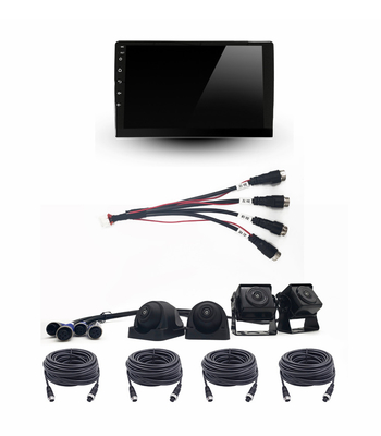качество  Wired RV Backup Car Multimedia Navigation System 10in Dual Split Screen 9 To 36V фабрика