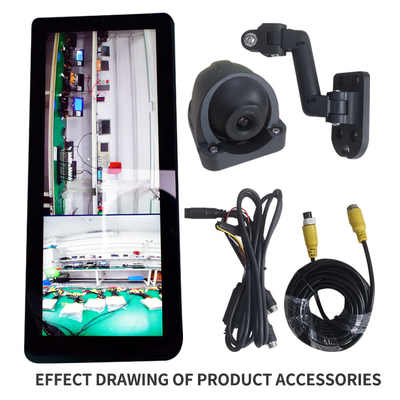 качество  IP67 Vehicle Rear View Mirrors DVR Full HD 1080P 2CH Dual Camera Video Recorder фабрика