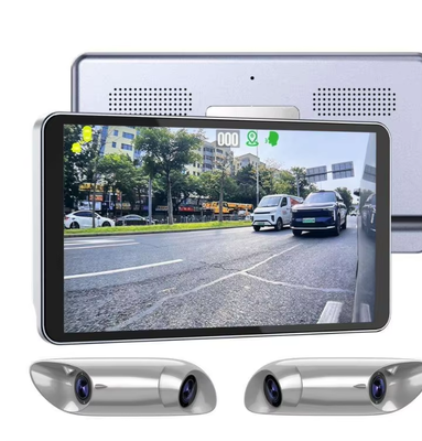 качество  6 Inch Electronic Rearview Mirror Monitor System with Dual Side Shark Fin Cameras and AHD 1080P HD Blind Spot Monitoring Kit фабрика