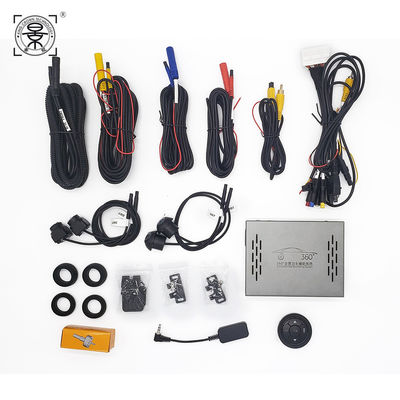 360° 3D Panoramic Car Camera Kit HD 1080P Surround View Parking Assistance Bird Eye View Full Vehicle Coverage IP68