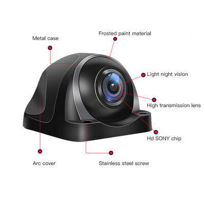 10.1 Inch 4-Channel Split Screen Car DVR Monitor, AHD Reverse Camera System, Night Vision Front & Rear View Monitoring for Trucks
