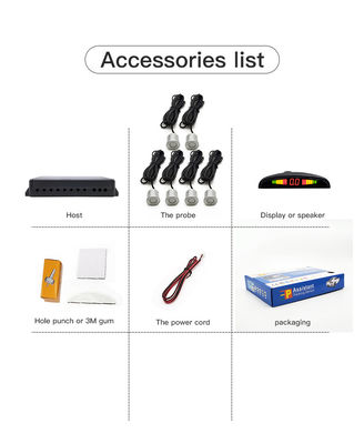 Умное место парковки Автомобильный датчик парковки, переднее и заднее обнаружение, автоматический помощник парковки, устройство безопасности парковки транспортных средств, универсальный датчик автомобиля