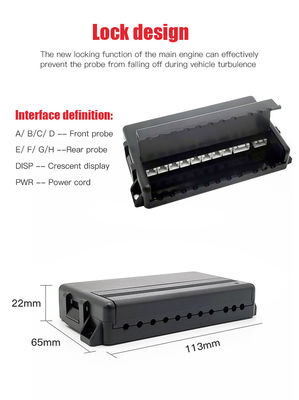 Умное место парковки Автомобильный датчик парковки, переднее и заднее обнаружение, автоматический помощник парковки, устройство безопасности парковки транспортных средств, универсальный датчик автомобиля