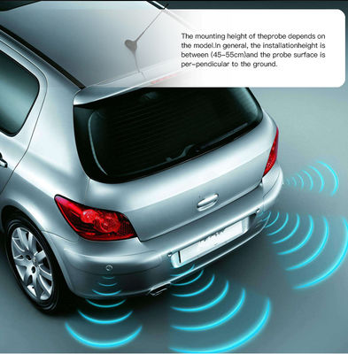 Полный охват 8-сенсорная радарная парковочная система с светодиодным дисплеем и звуковым предупреждением для автомобилей и грузовиков
