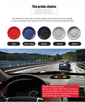 Reverse Parking Sensor System with 0.3m–2.3m Detection Range | Beep Voice Warning Car Parking Assist System