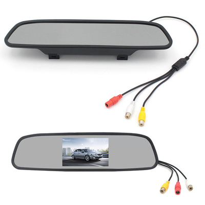 Автоматическое зеркало заднего вида контролирует 4,3 дюйма LCD обращая помощь 2 AV входного сигнала