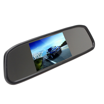 Автоматическое зеркало заднего вида контролирует 4,3 дюйма LCD обращая помощь 2 AV входного сигнала