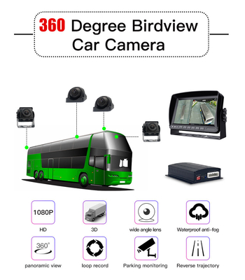 Систем DC12V 24V камеры автомобиля цифров водоустойчивые обратные 360