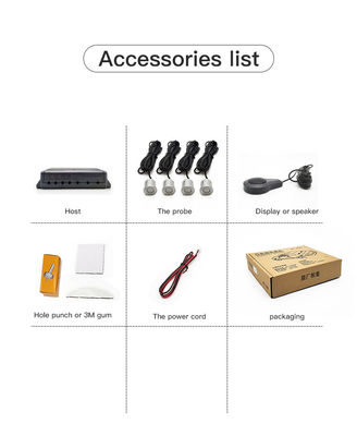 Безопасность Парковочный радар 4 зонда Автомобильный датчик слепых зон типа зуммера