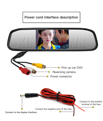 Ночное видение DC12V 800x480 камеры монитора зеркала заднего вида корабля ODM