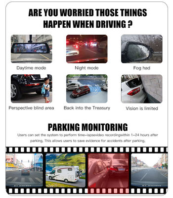 Truck Navigation and Camera System with Blind Spot Detection and AHD 1080P for Safe Reversing