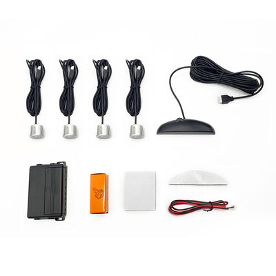 Packing Sensor Kit 4 Sensors LED Parking Sensor System Car Reverse Backup Radar Buzzer Warning Alarm LED Display