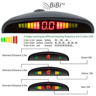 Digital LED Display Car Parking Sensor System Backup Radar Detector Monitor Reverse Parking Sensor