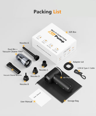 Портативный автомобильный пылесос 12 В с кабелем питания 16 футов и аксессуарами для детализации салона автомобиля
