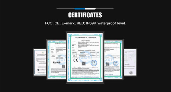 Камера для промышленных транспортных средств с цилиндрическим корпусом для грузовиков автобусов и строительного оборудования