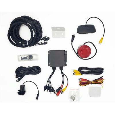 Система обратной камеры с 4 радарными датчиками, комплект датчиков парковок для безопасного отступления автомобиля, аксессуар безопасности автомобилей, HD ночное видение