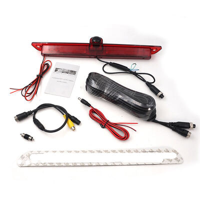 Factory Supply iPoster HD Night Vision IR Car Rear View Backup LED Brake Light Camera for Peugeot Expert & Toyota Proace