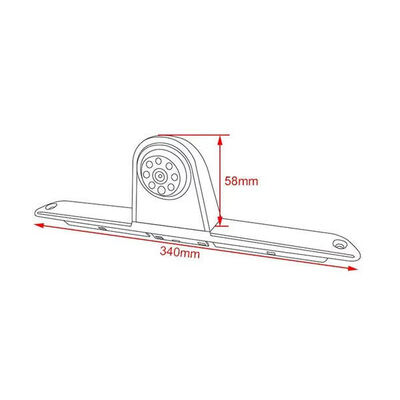 Waterproof AHD 1080P Car Backup Camera with Night Vision for Safe Rearview