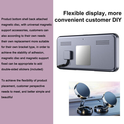 6.25-Inch HD Electronic Rearview Mirror System with Night Vision, Left and Right Blind Spot Cameras and DVR Recording for Cars