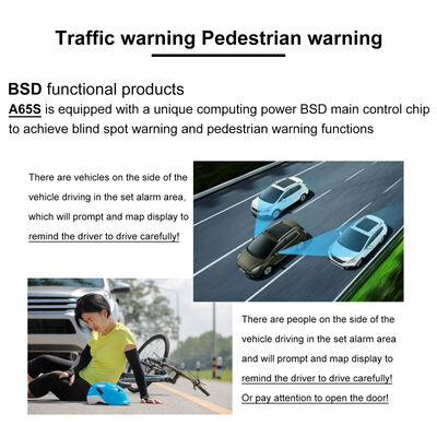 Расширенная камера заднего вида AHD 1080P с дизайном Sharkfin и 6,25-дюймовым экраном для парковки и слепого пятна