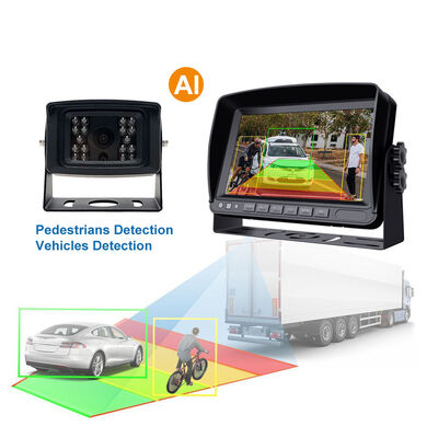 AHD 1080P Vehicle Rear View Camera Full Color Metal Bracket Waterproof IP68 12/24V IR LED for Truck Van Trailer RV Forklift