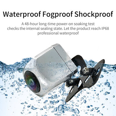Universal AHD Fisheye Backup Camera with 180° Wide-Angle Lens, Waterproof Design and Night Vision for Cars and RVs
