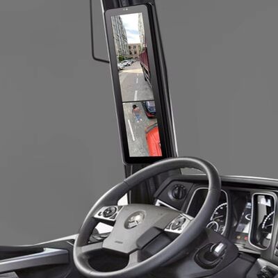 12.3 Inch 1080P AHD CMS Blind Spot Electronic Rear View Mirror with Anti-glare WDR for Trucks and Buses