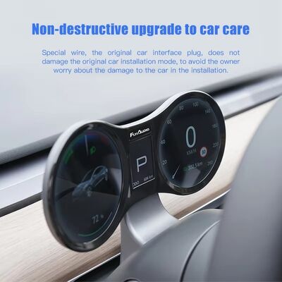 12.3 дюймовый AHD LCD цифровой приборный панель с CAN-автобусной связью для Tesla Model 3 & Model Y