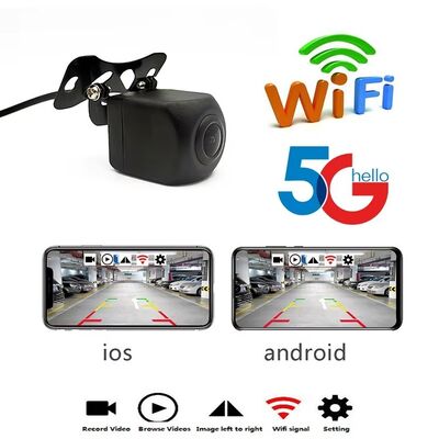 5G WiFi беспроводная камера заднего вида с инфракрасным ночным видением и водонепроницаемостью IP67 для iOS и Android