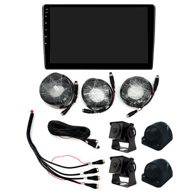 10 Inch 4 Split Screen 1080P IR Waterproof Truck Camera System Blind Spot Monitor Kit