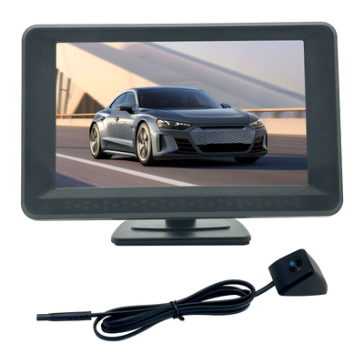 5-дюймовый цветной TFT LCD монитор заднего вида, система отображения для автомобиля, внедорожника, фургона, грузовика, камера заднего хода